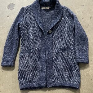 Cozy Blue Knit Cardigan
